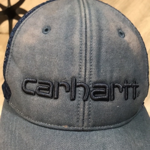 Carhartt Blue Faded SnapBack Trucker Hat - Picture 6 of 9